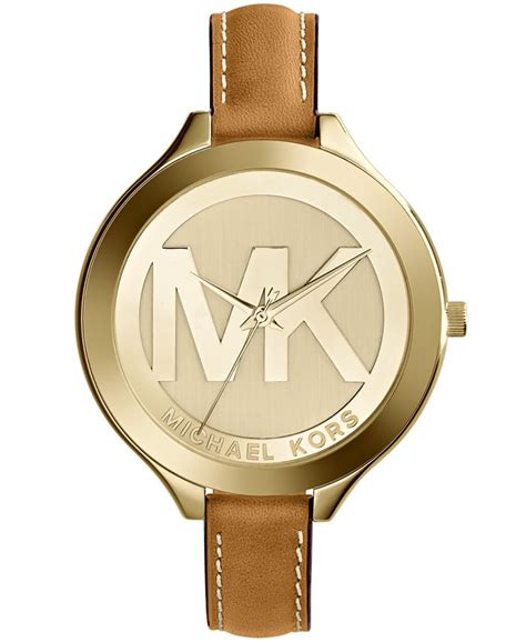 michael kors watch leather strap black womens|Michael Kors leather watch women.